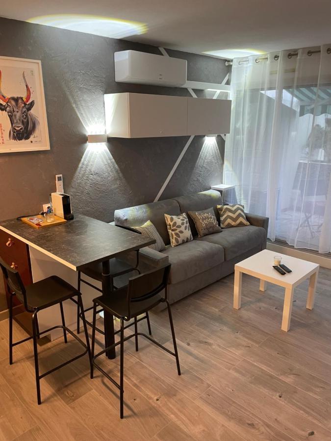 Superbe Studio, Terrasse, Piscine, Parking Ле-Гро-дю-Руа Екстер'єр фото