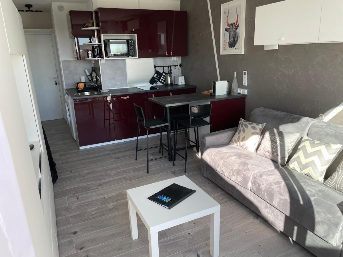 Superbe Studio, Terrasse, Piscine, Parking Ле-Гро-дю-Руа Екстер'єр фото